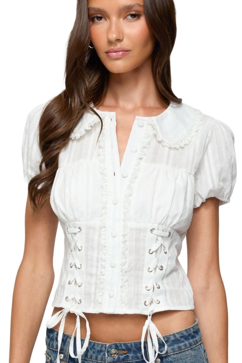 Women's Valera Cotton Tailored Button Up Shirt
