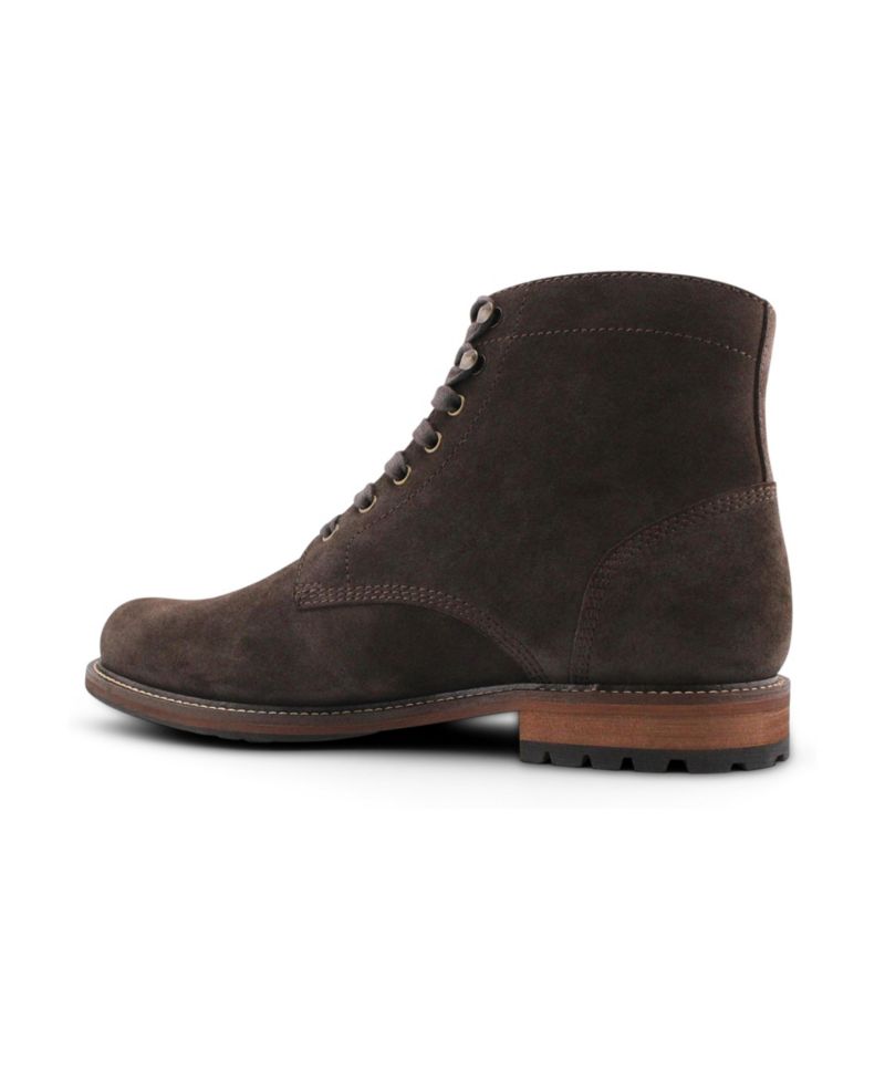 Men's Men s Axel Vintage Plain Toe Lace Up Boots