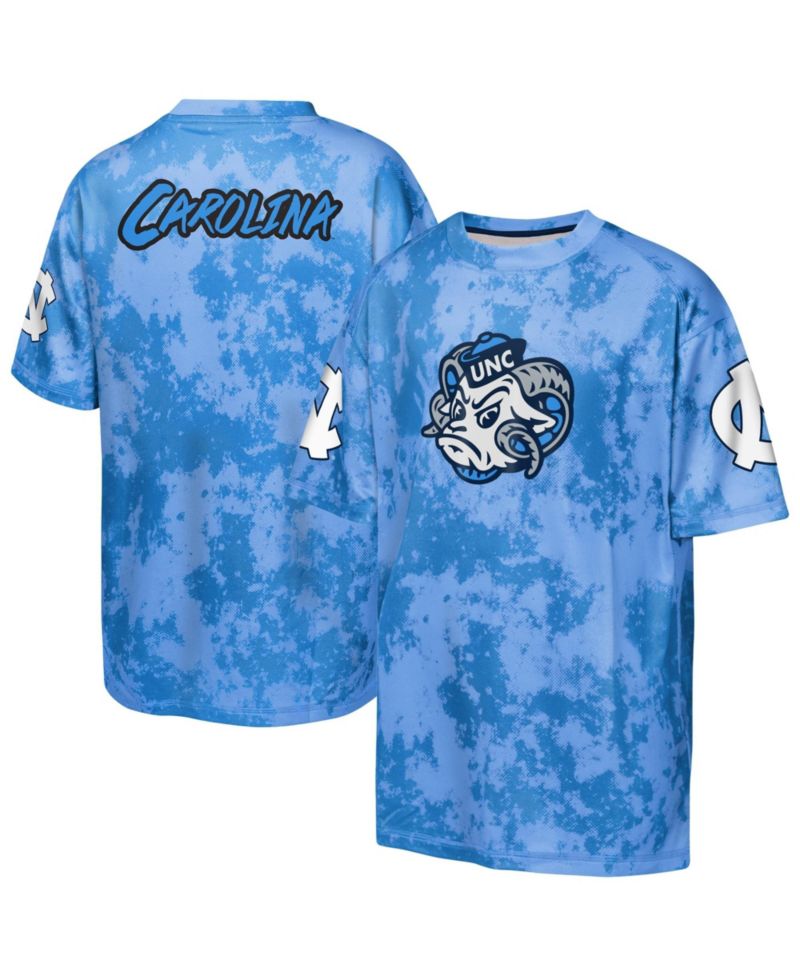 Big Boys and Girls Carolina Blue North Carolina Tar Heels Off-Side Sublimated T-Shirt