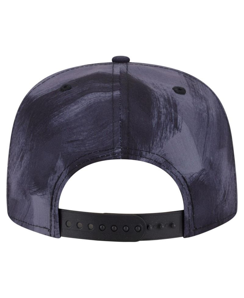 Men's Navy New York Mets Printed Golfer Snapback Hat