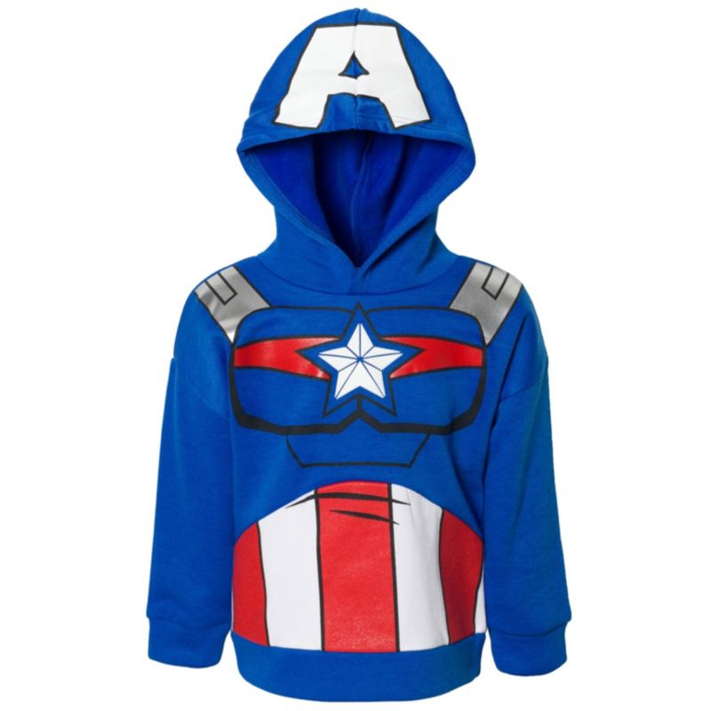Boys Marvel Spider-Man Fleece Athletic Pullover Hoodie and Pants Outfit Set