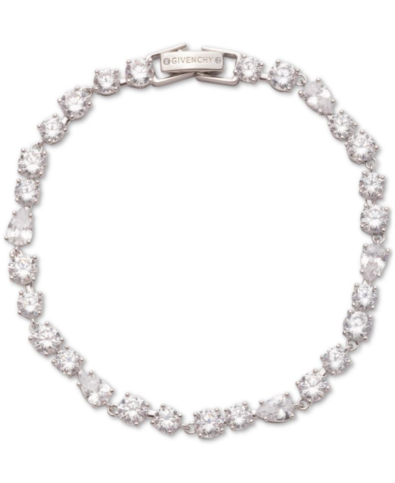 Mixed Cubic Zirconia All-Around Flex Bracelet