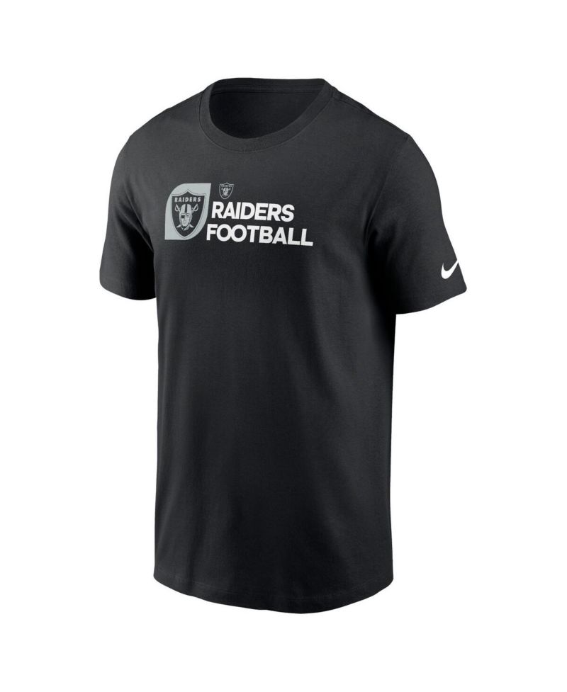 Men's Black Las Vegas Raiders Outline T-Shirt
