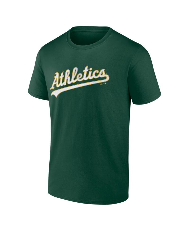 Men's Green Athletics Wordmark T-Shirt