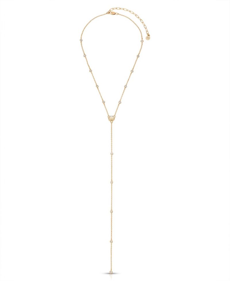 Santorini Shell Lariat Necklace