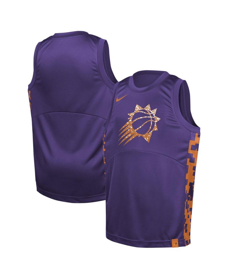 Big Boys and Girls Purple Phoenix Suns Courtside Starting Five Team Jersey