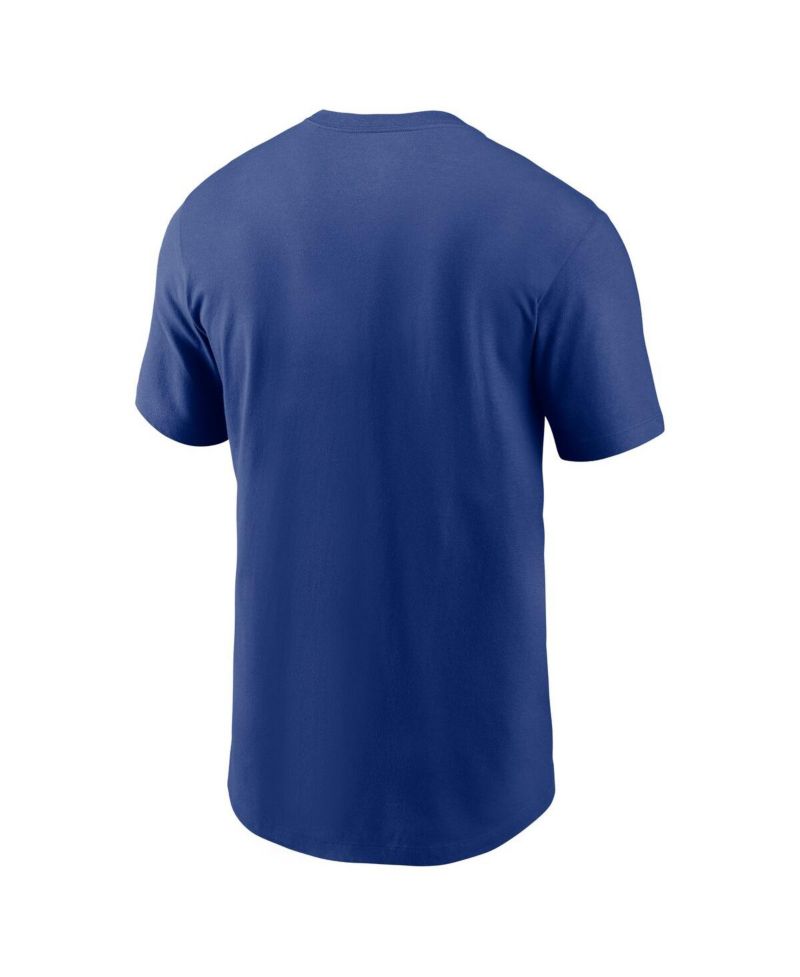 Men's Royal Brooklyn Dodgers Cooperstown Collection Team Logo T-Shirt