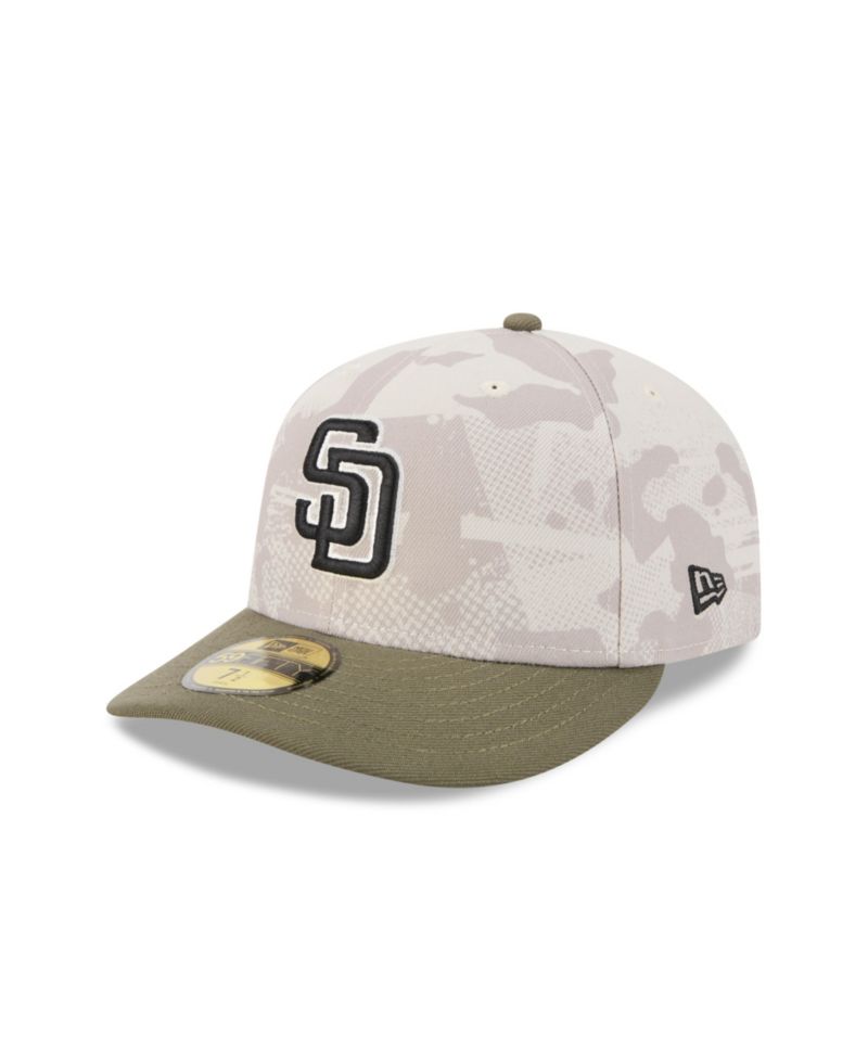 Men's Light Beige/Olive San Diego Padres 2025 Armed Forces Day 59FIFTY Fitted Hat