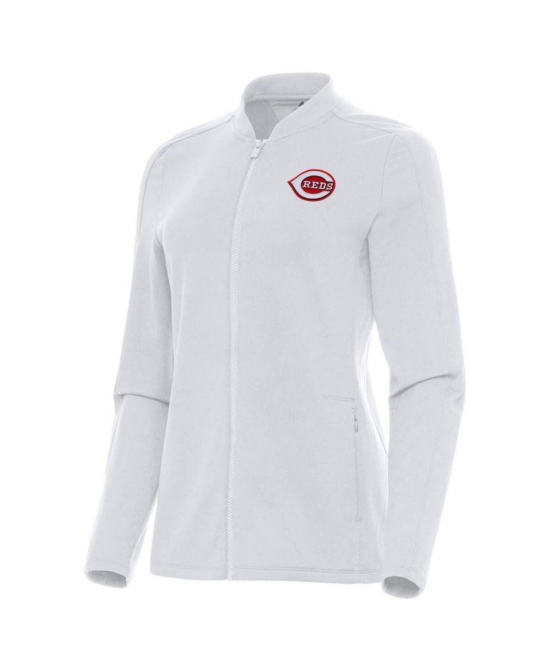 Women's White Cincinnati Reds Continual Full-Zip Jacket