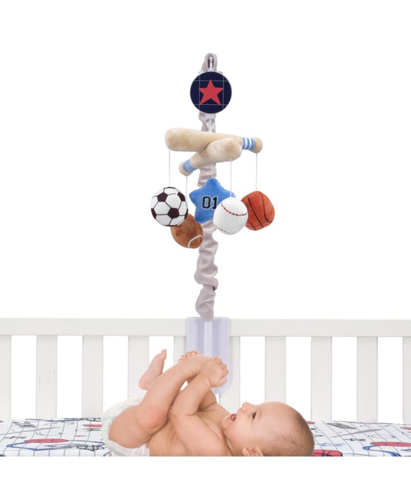 Musical Sports Theme Crib Mobile
