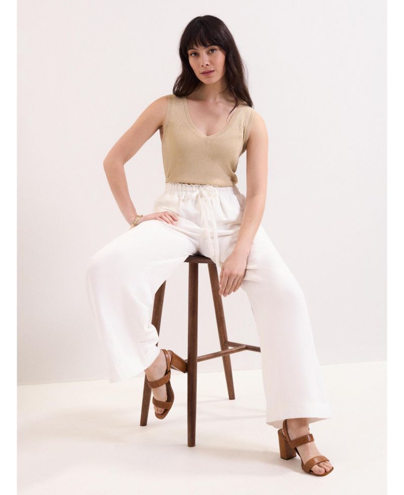 Women's Rowan Wide Leg Linen Trousers