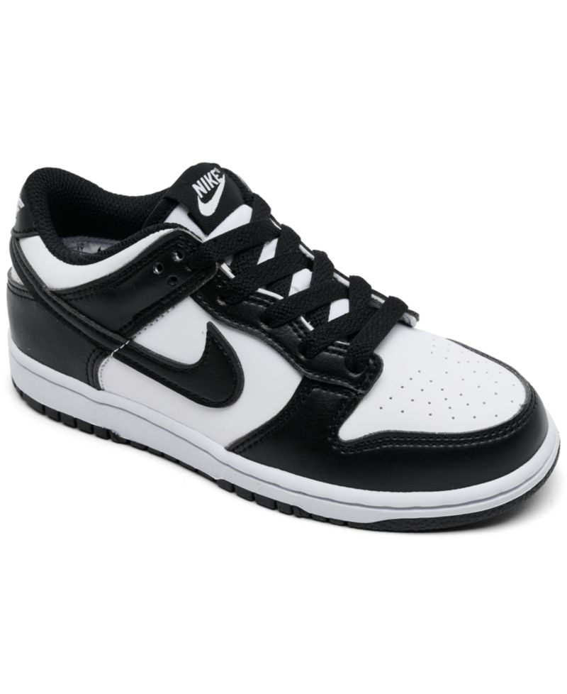 Little Girls Dunk Low Leather Sneakers from Finish Line