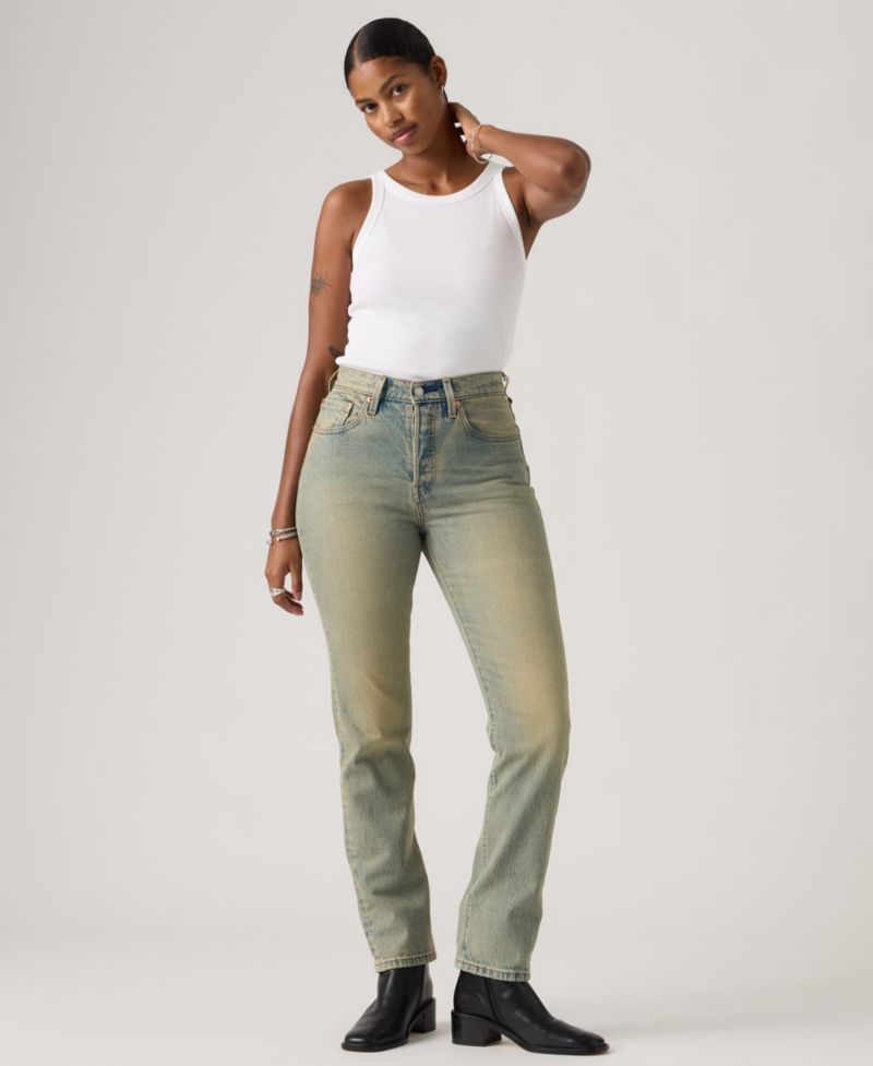 Trendy Plus Size 501 Original-Fit Straight-Leg Jeans
