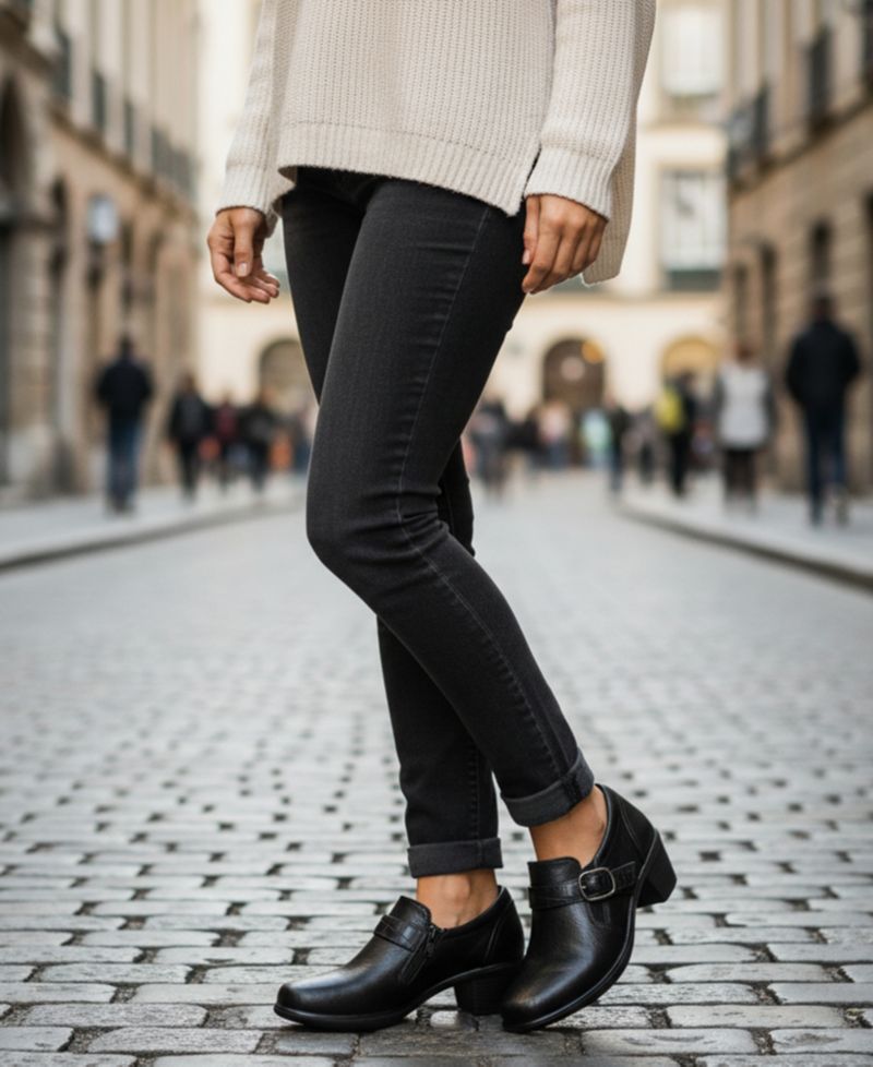 Women's Pixel Round Toe Booties