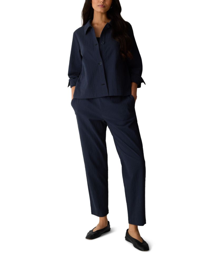 Women's High-Waist Tapered-Ankle Pants