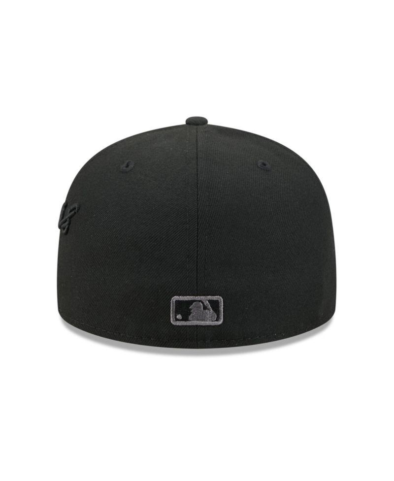 Men's Black Detroit Tigers Side Script 59FIFTY Fitted Hat