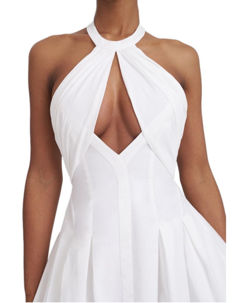 Women's Jordyn Halter Keyhole A-Line Mini Dress