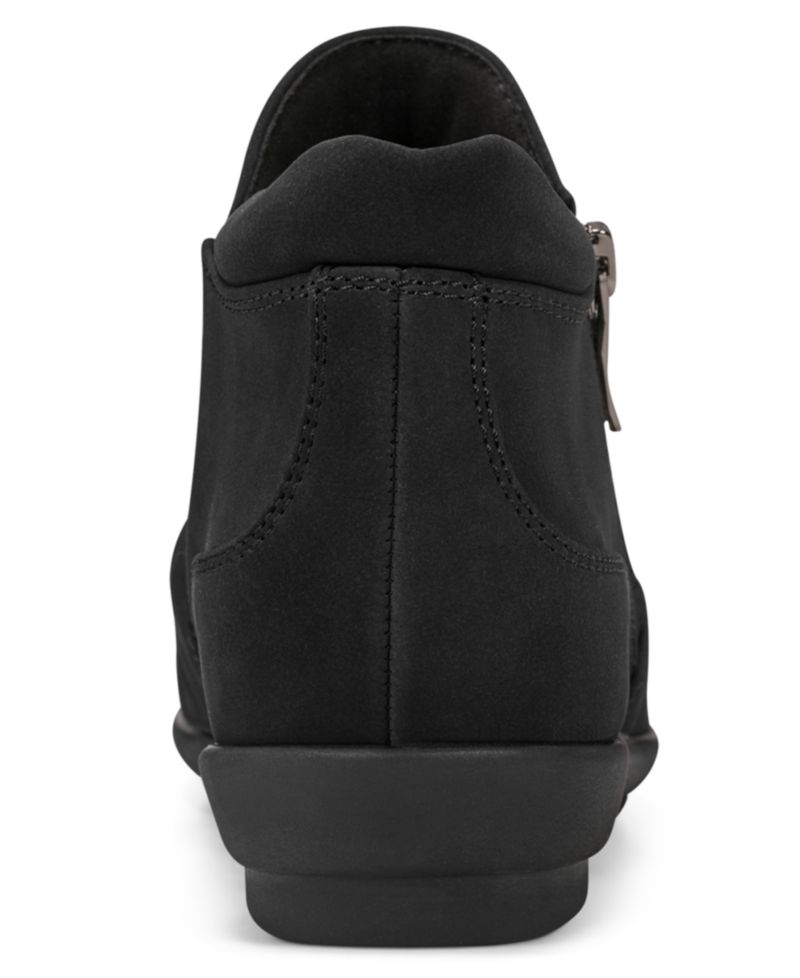 Women's Aleta Ruched Side-Zip Flat Booties