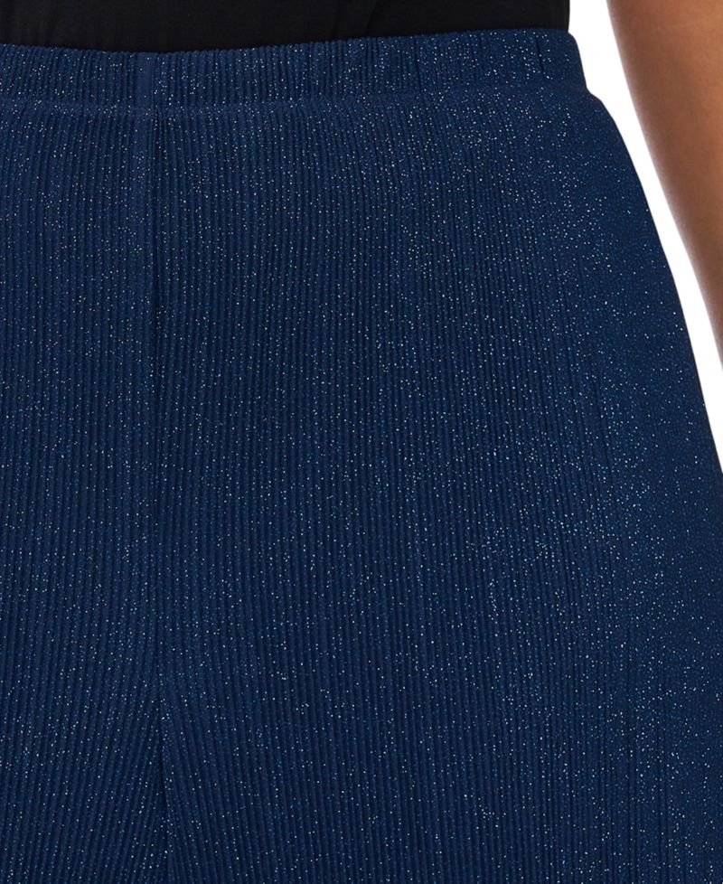 Plus-Size Pull-On Mid-Rise Pants