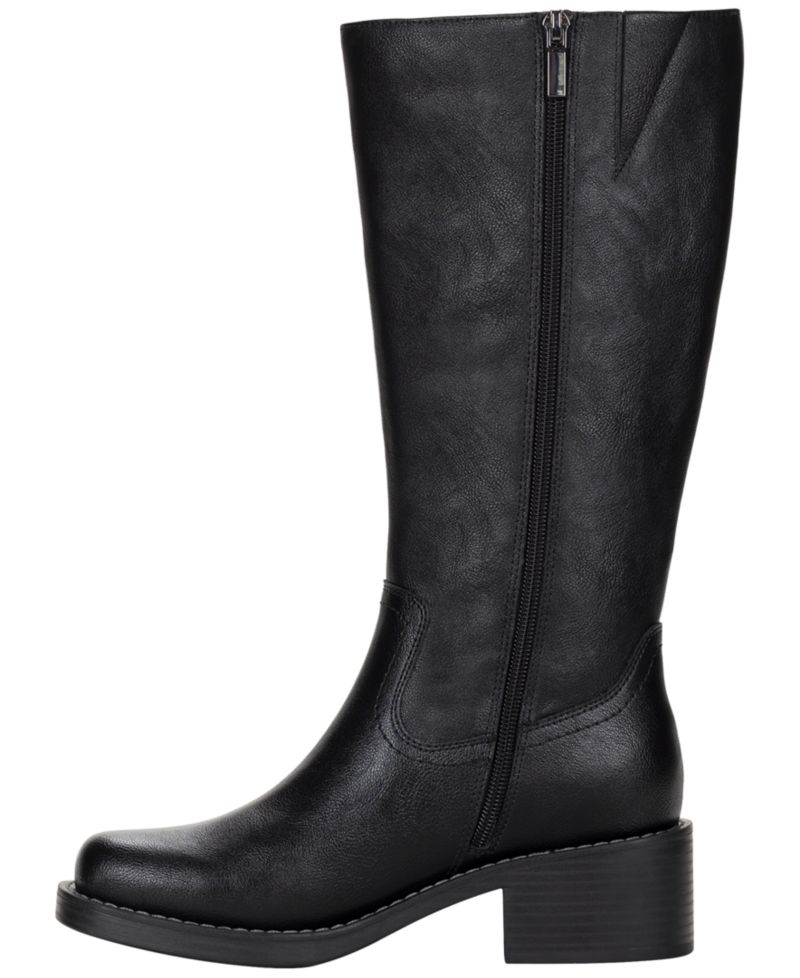 Women's Warblerr Square Toe Tall Boots, Created for Macy's, Regular & Wide Calf