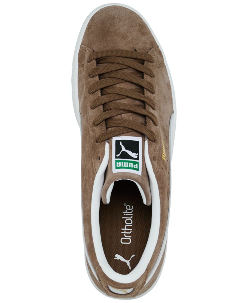 Men's Suede Classic Low-Top Sneakers from Finish Line