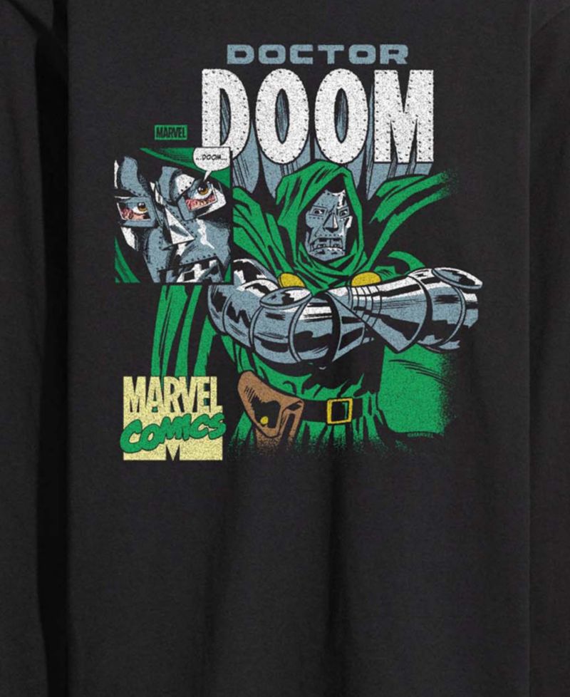 Men's Fantastic Four Marvel Comics Dr. Doom Long-Sleeve Graphic T-Shirt