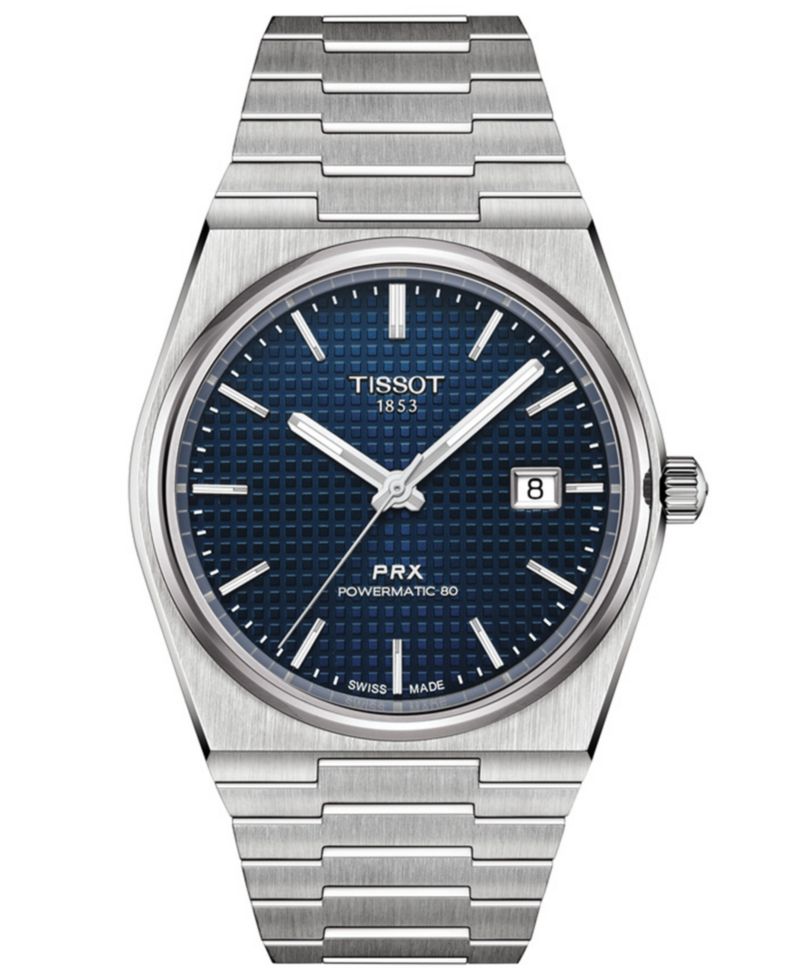 Men's Swiss Automatic PRX Powermatic 80 Stainless Steel Bracelet Watch 40mm