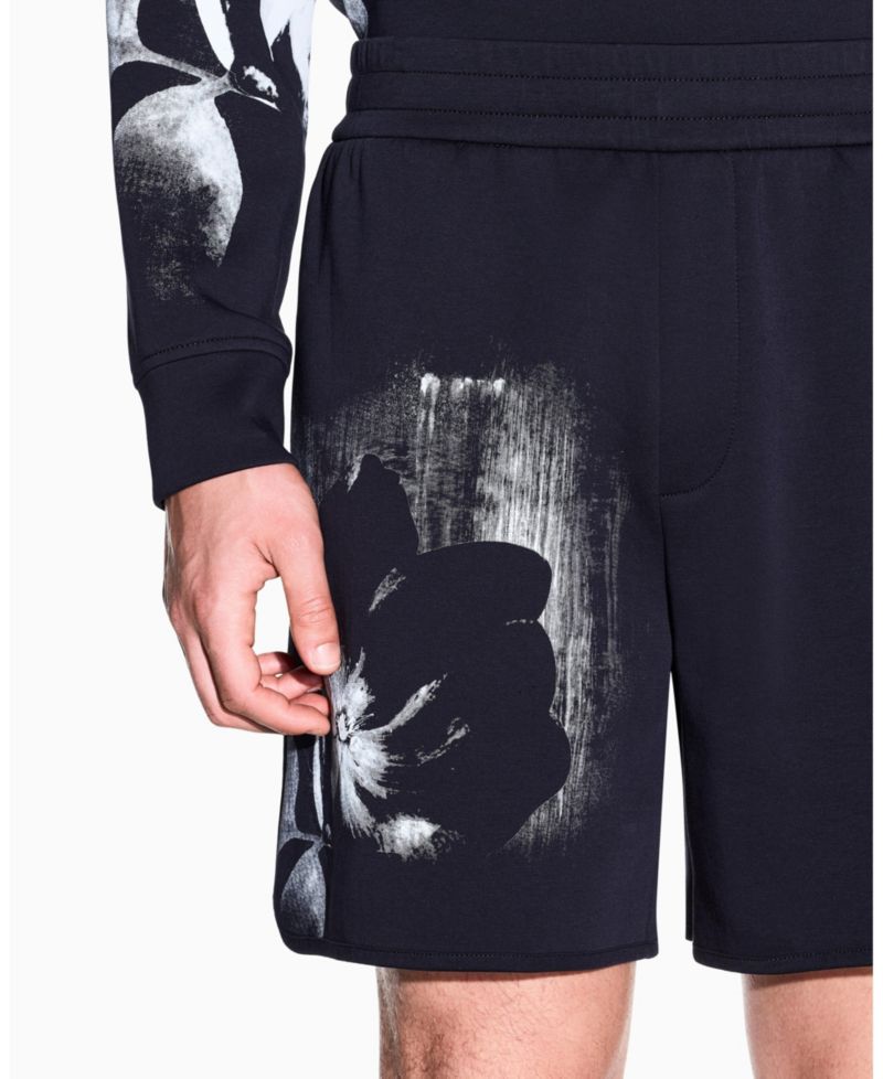 Men's Exposed Flower Fleece Shorts