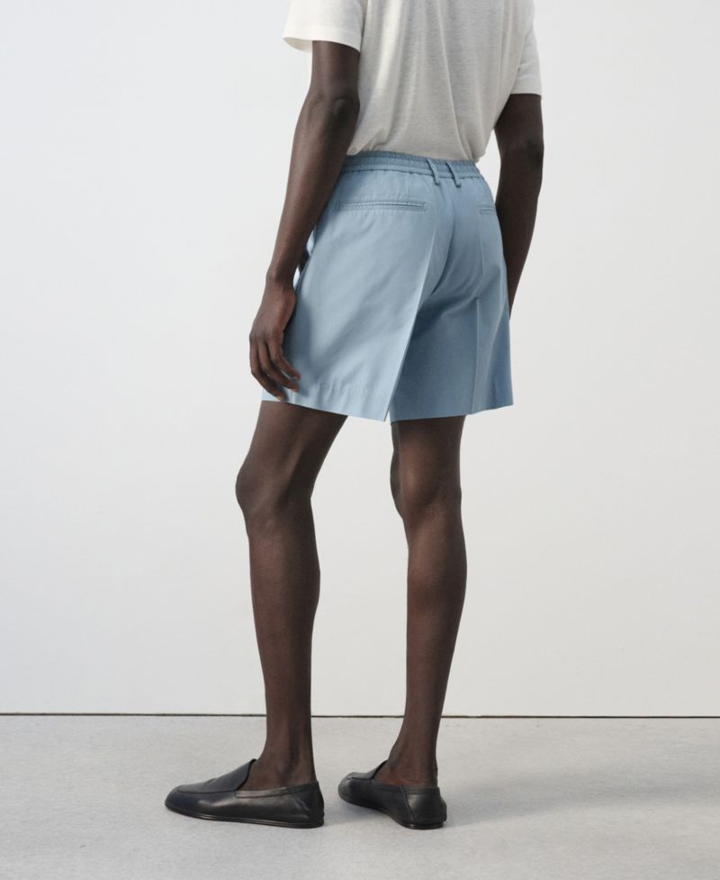 Men's Slim-Fit Cotton-Lyocell 6.69" Bermuda Shorts