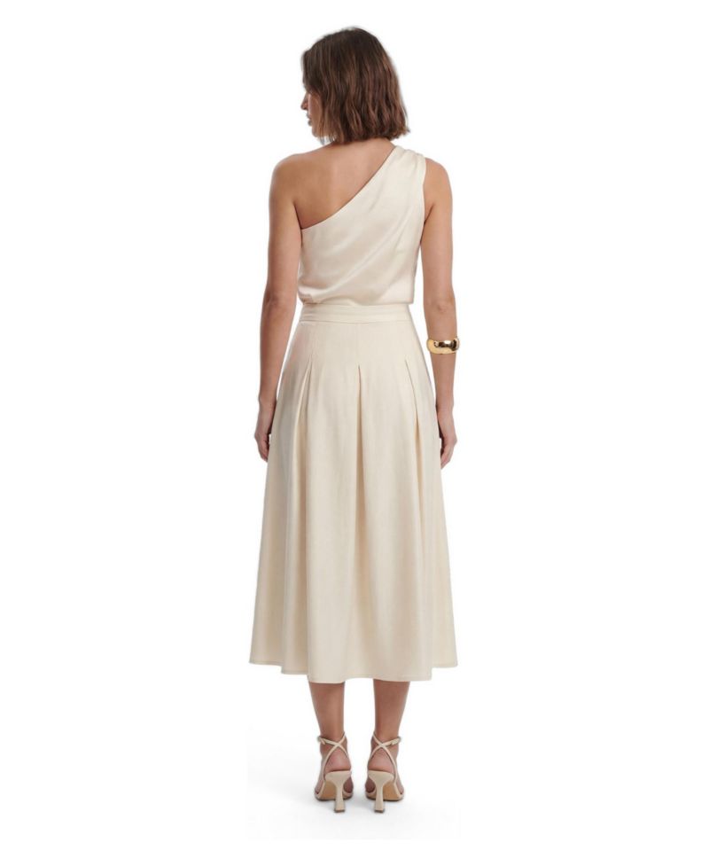 Women's Satin One Shoulder Top