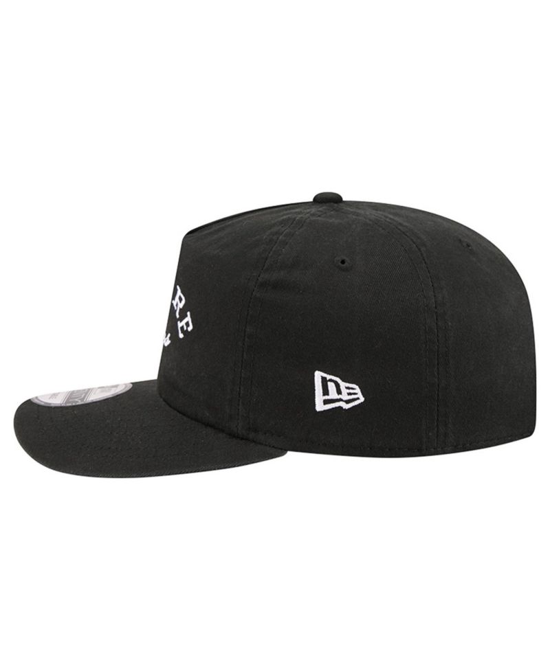Men's Black Baltimore Ravens Stacked 19TWENTY Adjustable Hat