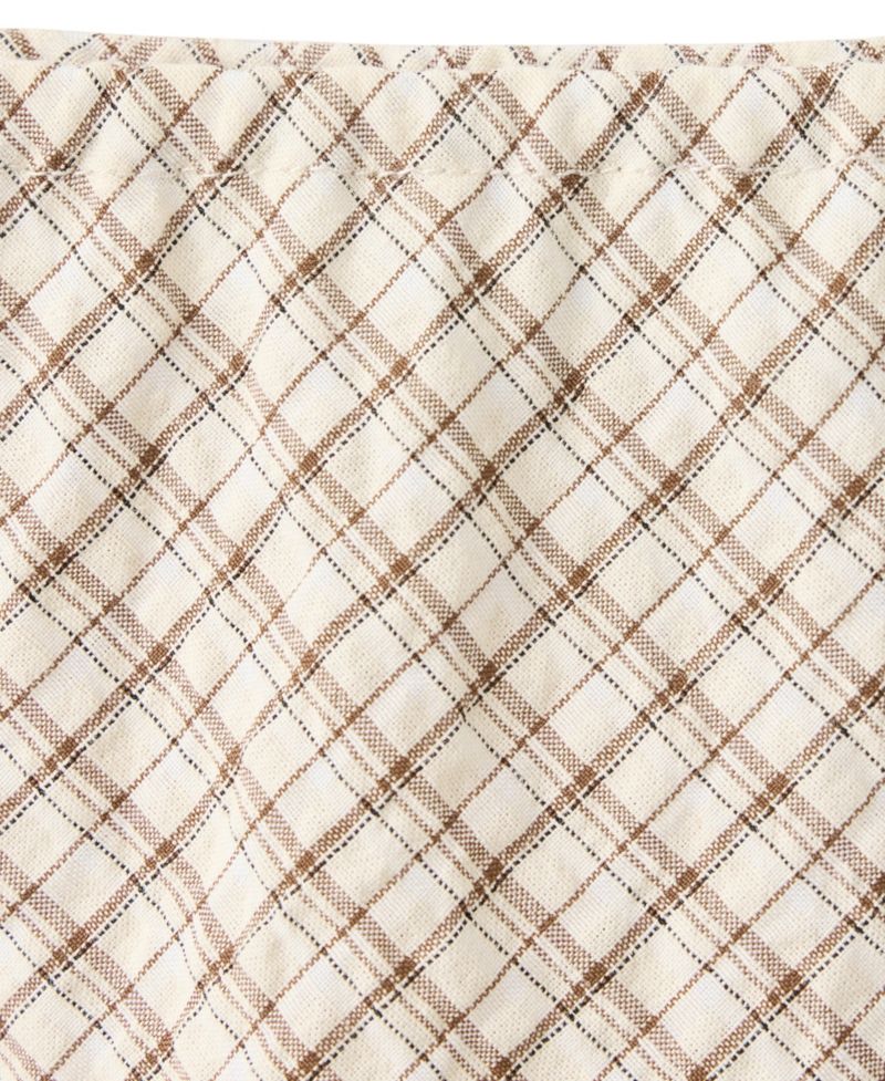 Women's Plaid A-Line Lace Skirt