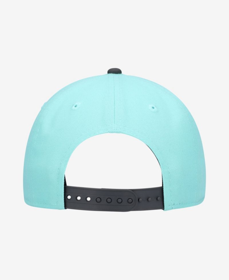 Big Boys and Girls Turquoise/Charcoal Boston Celtics 9FIFTY Snapback Hat