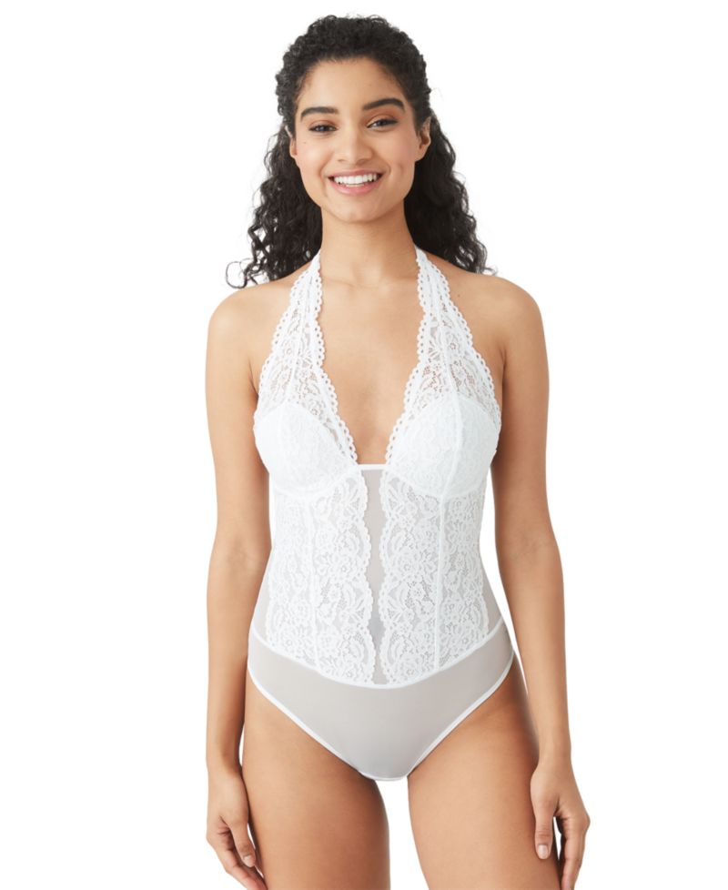 b.tempt'd'by Wacoal Women's Ciao Bella Lingerie Halter Bodysuit 936144