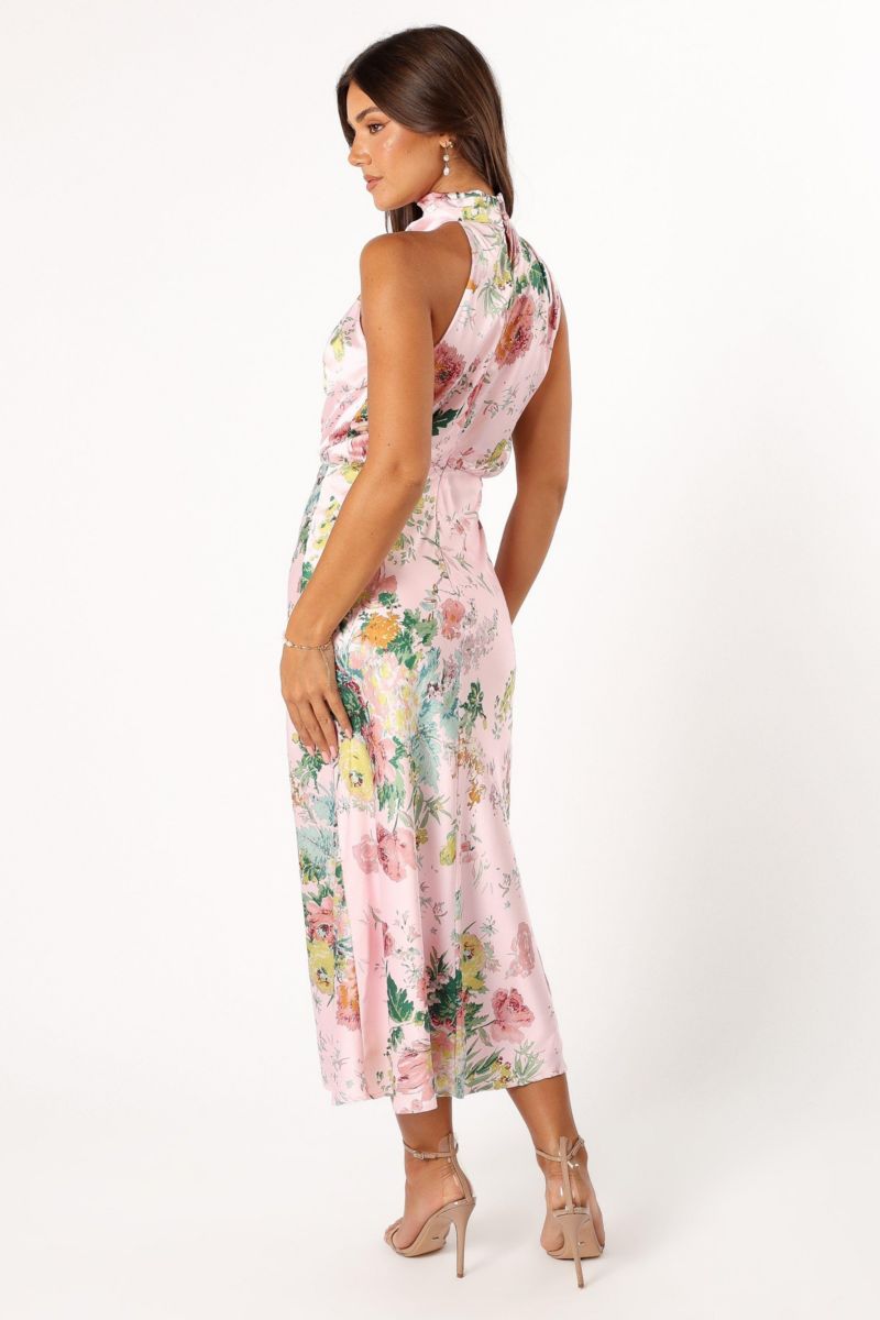 Women's Anabelle Halter Neck Midi Dress