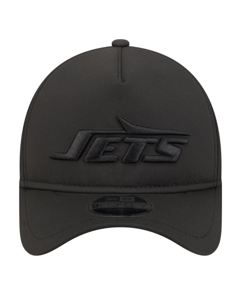 Men's Black New York Jets Apex 9FORTY Adjustable Hat
