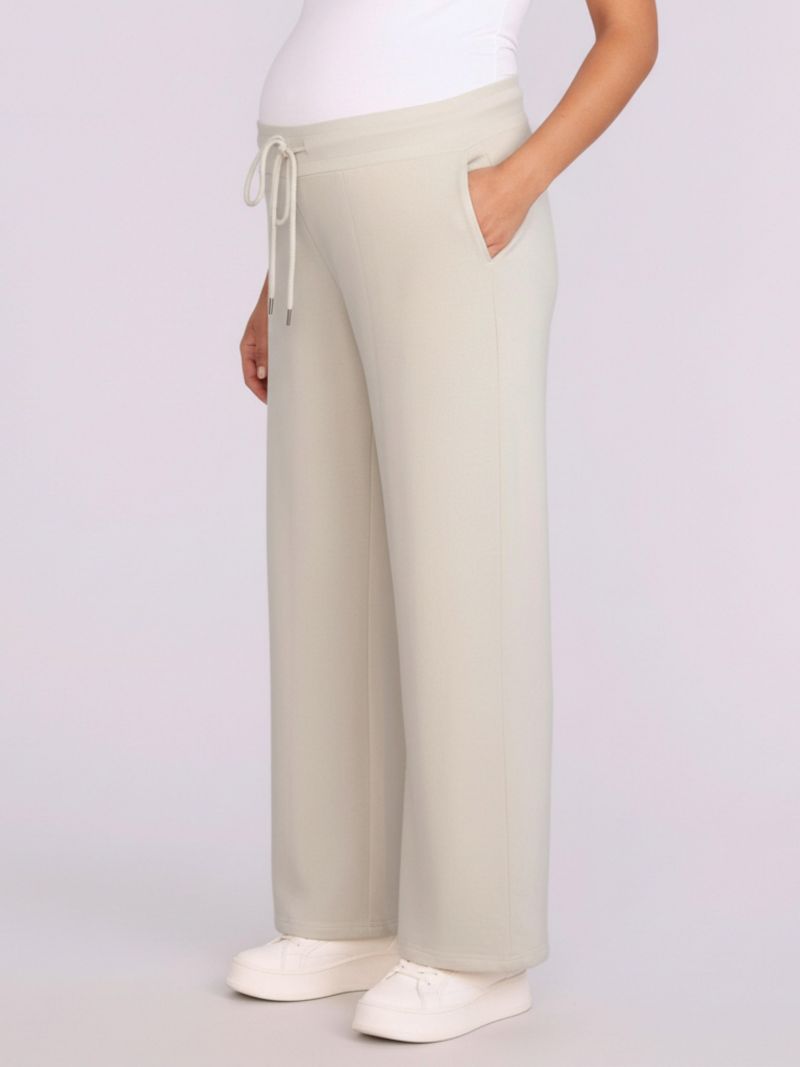 Women's Under the Belly Wide Leg Sweatpants - Motherhood