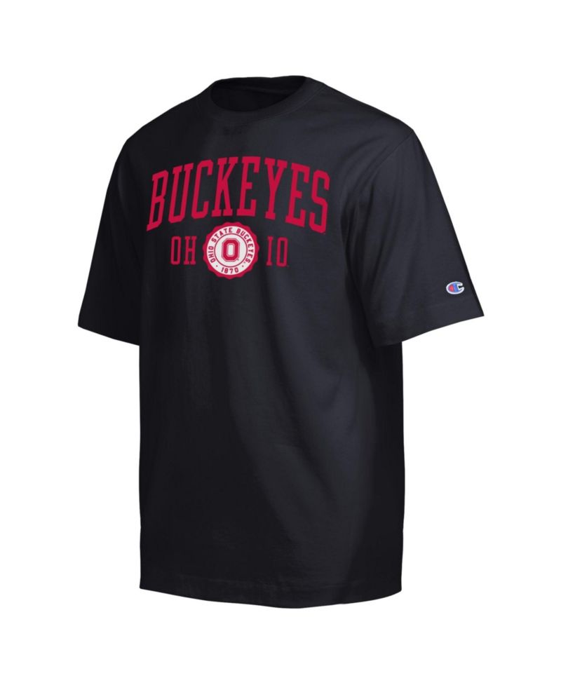 Men's Black Ohio State Buckeyes Established Tradition Heavyweight T-Shirt