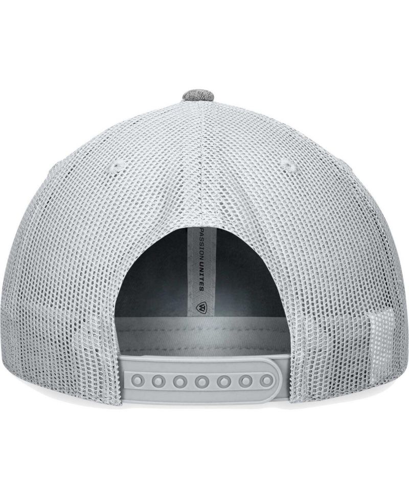 Men's Heather Gray Alabama Crimson Tide Essential Trucker Adjustable Hat