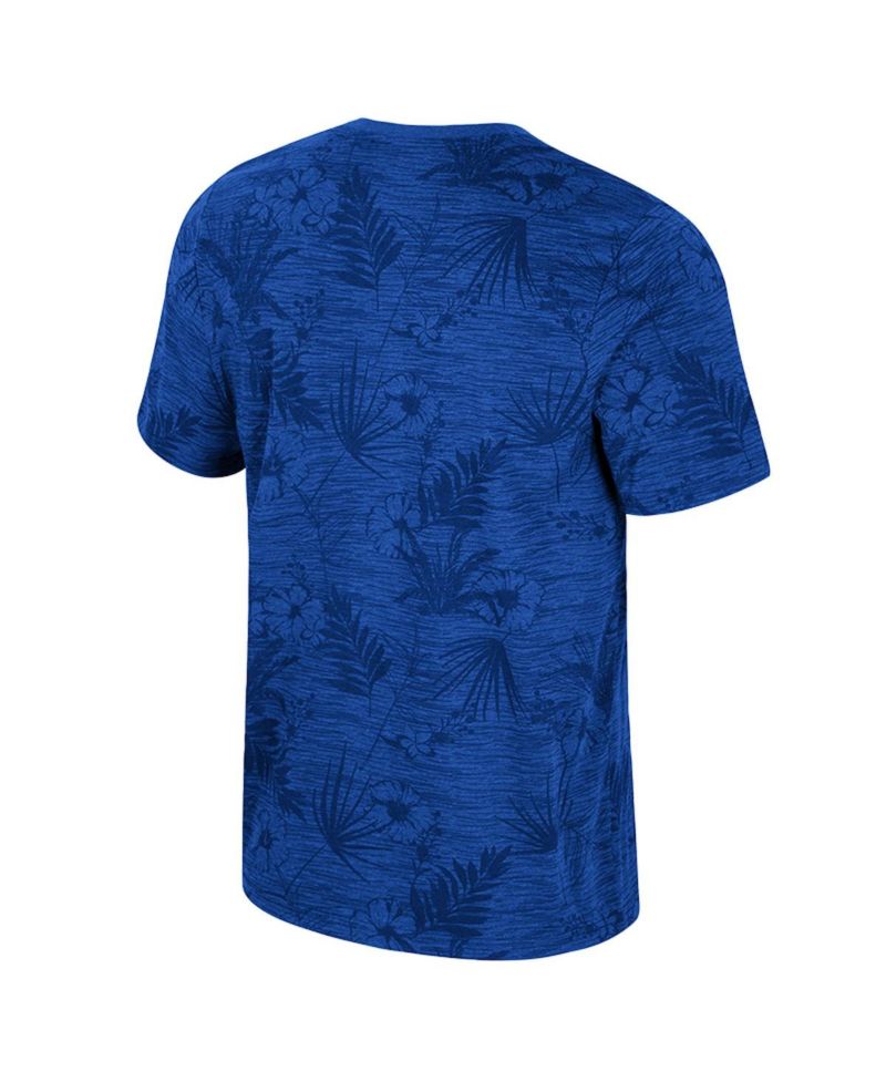 Men's Royal Kentucky Wildcats Floral Printed T-Shirt