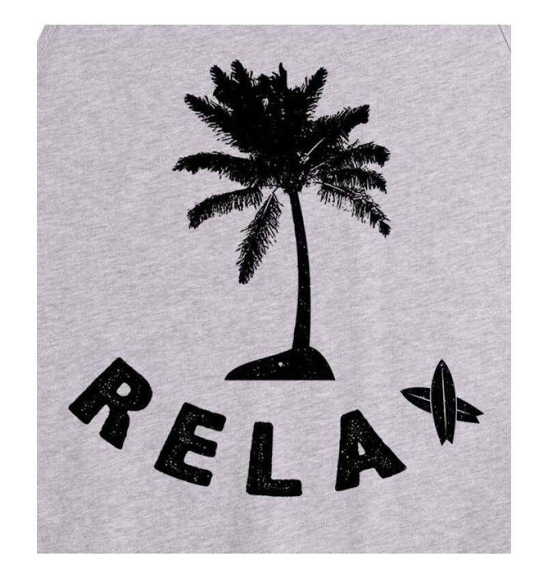 Hybrid Apparel Relax Palm Tree Mens Jersey Tank