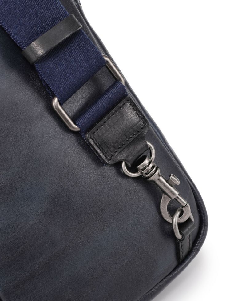 Sun-Wing Leather Sling Bag