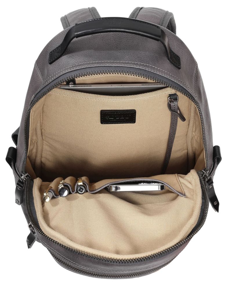 Sun-Wing Small Leather Backpack