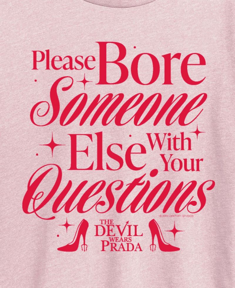 Plus Size The Devil Wears Prada Please Bore Someone Short-Sleeve T-Shirt