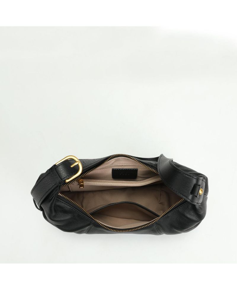 Women's Nova Leather Crescent Hobo Medium Shoulder Bag Slouchy Half-Moon Dumpling Bag