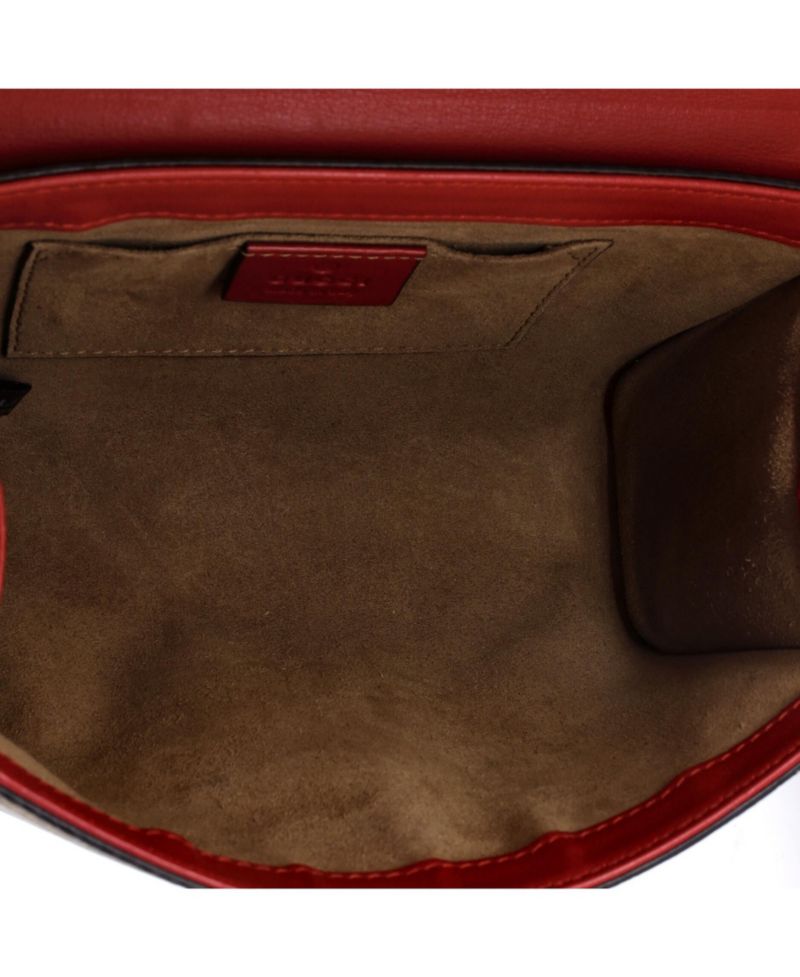 Small Padlock Shoulder Bag GG Coated Canvas and Leather