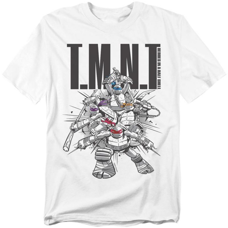 Men's Group Heroes In A Half Shell T Shirt