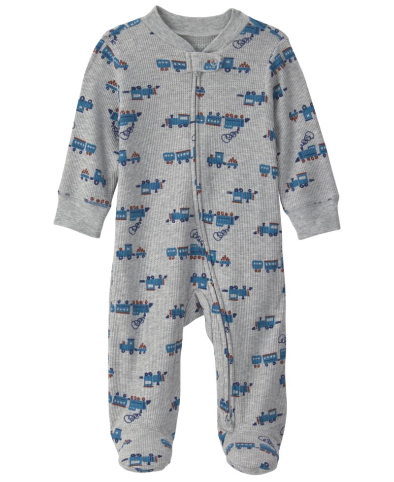 Baby Boys' Train 2-Way Zip Thermal Sleep & Play
