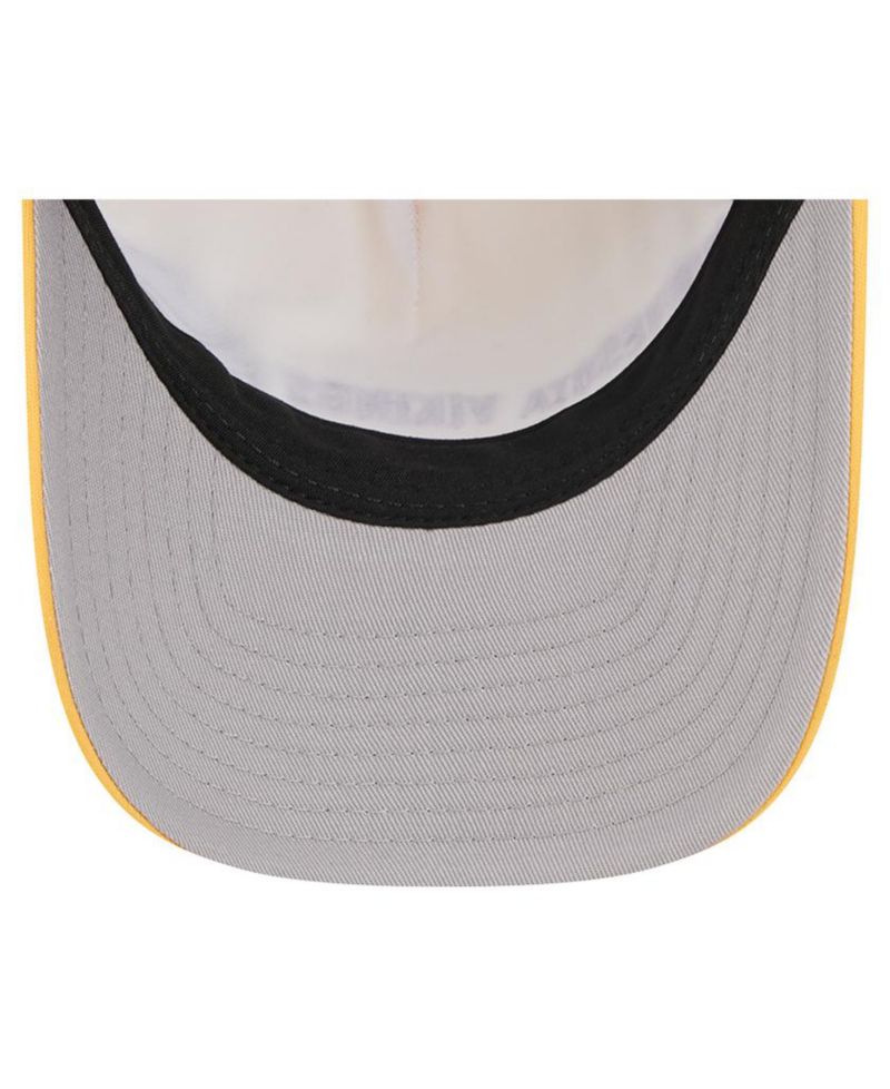 Men's Gold Minnesota Vikings Linear A-Frame 9FORTY Adjustable Hat