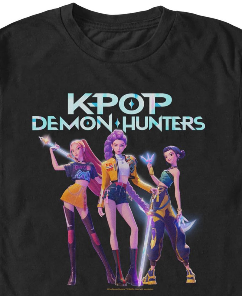 Men's K-Pop Demon Hunters Hero Group T-Shirt